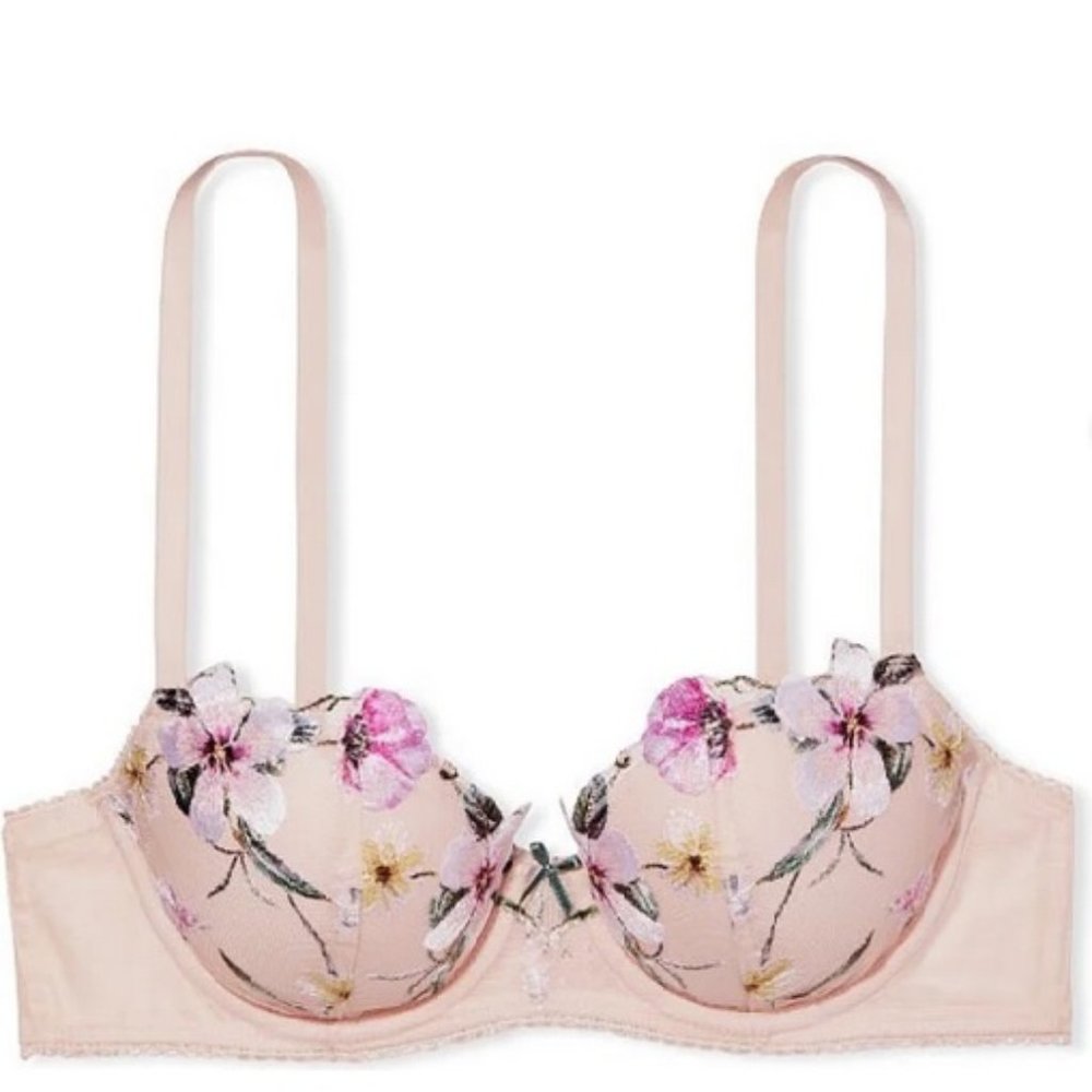 Victoria’s Secret’s Dream Angel Lightly-lined Demi bra floral 34C New
